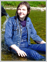  Chastity's working rig gets a drenching! featuring Chastity, the head gardener 