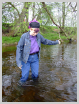  Lady Full-Wellington goes for a paddle featuring Lady Full-Wellington, of Marsh House 