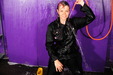 Work Kit Girl Hosedown view details of set gm-4h020, Isabeau hoses herself down in a black boilersuit